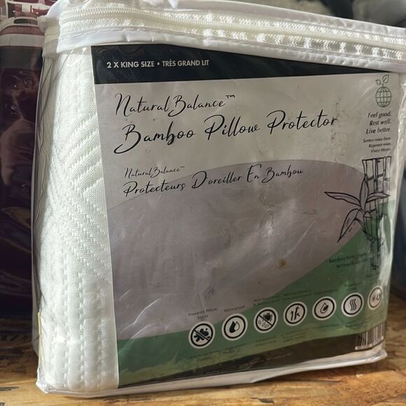 Natural Balance
Bamboo 2-Piece Pillow Protector Set. KING - Picture 2 of 2